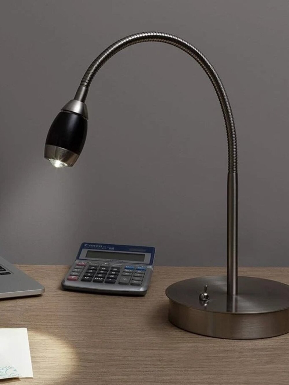 daylight24 Adjustable Beam LED Desk Lamp 19.5" Brushed Nickel/Black 202071 $100